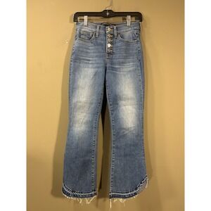 Veronica Beard Jeans Carolyn Baby Boot High Rise Womens Sz 25/0 Button Fly 26x24